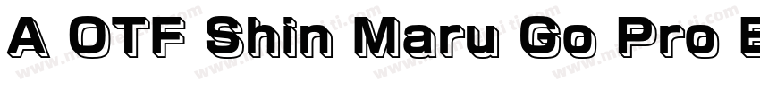A OTF Shin Maru Go Pro B字体转换